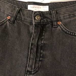 Topshop Shorts - Topshop mom short in washed black! Topshop Shorts - Topshop mom short in washed black!